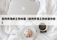 軟件開發(fā)的工作內(nèi)容（軟件開發(fā)工作內(nèi)容分析）