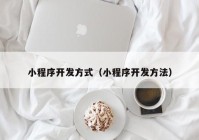 小程序開發(fā)方式（小程序開發(fā)方法）