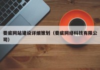 婁底網(wǎng)站建設詳細策劃（婁底網(wǎng)絡科技有限公司）